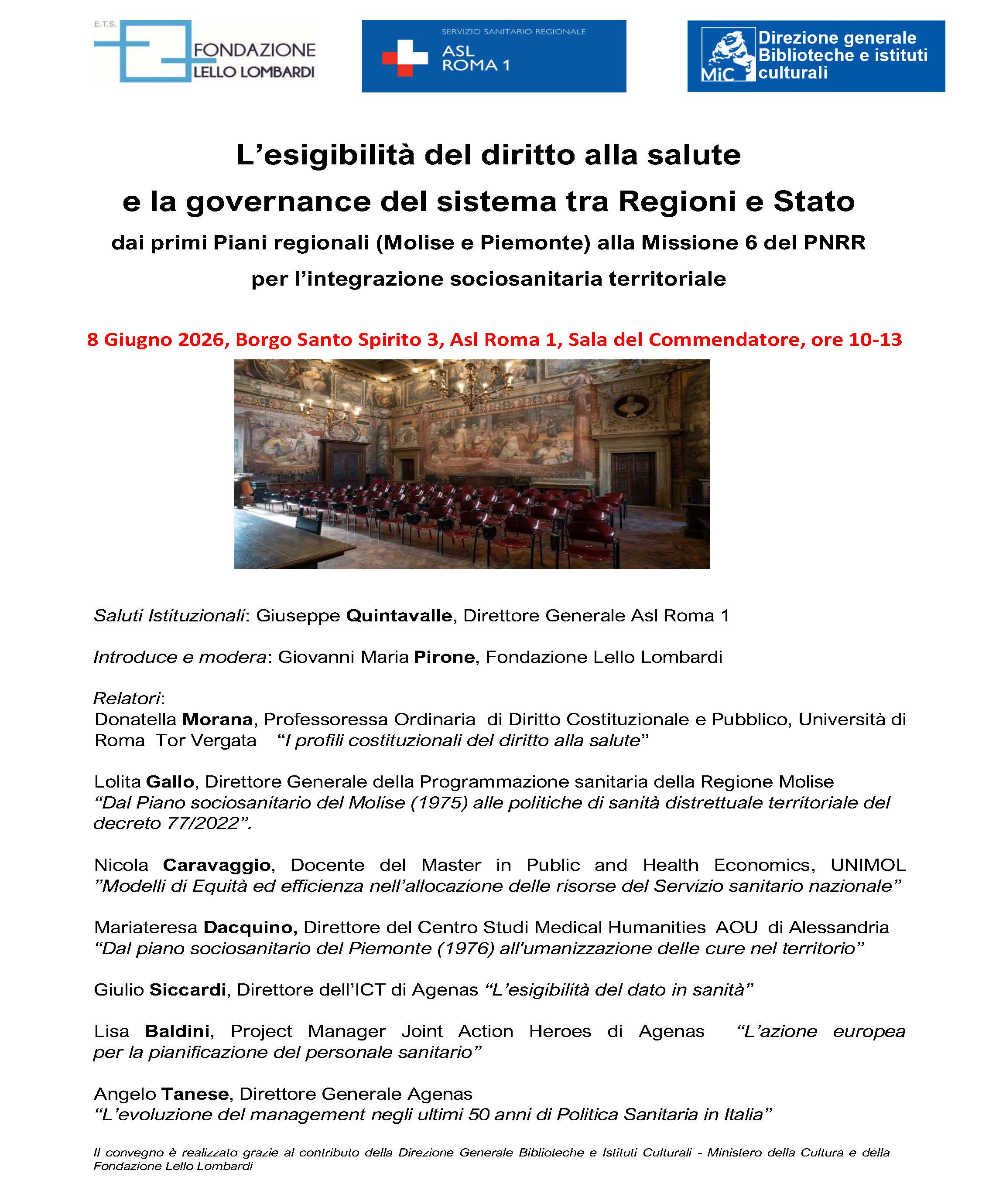 CONVEGNO SALUTE ASL ROMA1
